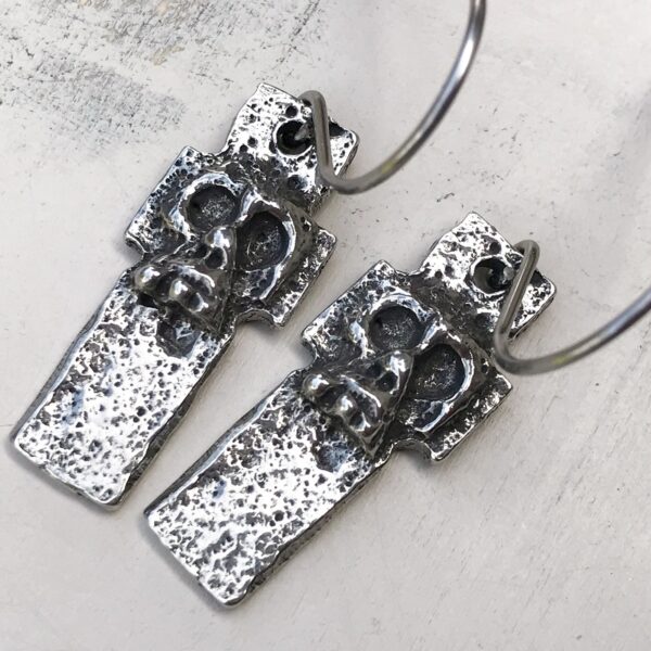 Skull Cross Earrings