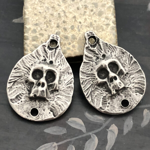 Skull Connector Charms