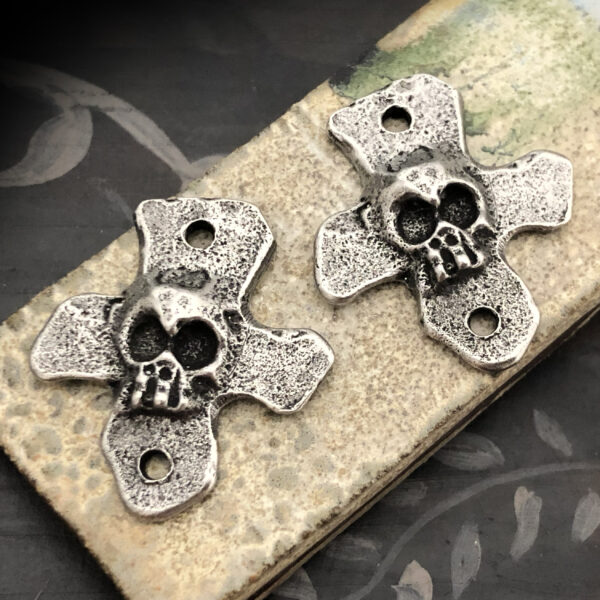 Skull Connector Charms