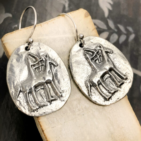 Archer on Horse Earrings