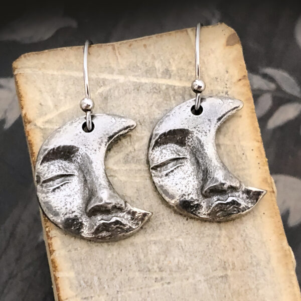 Moon Face Earrings