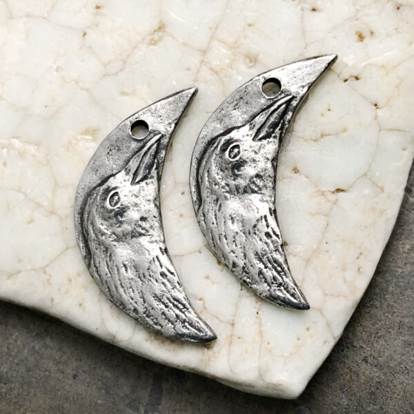 Raven & Moon Charms