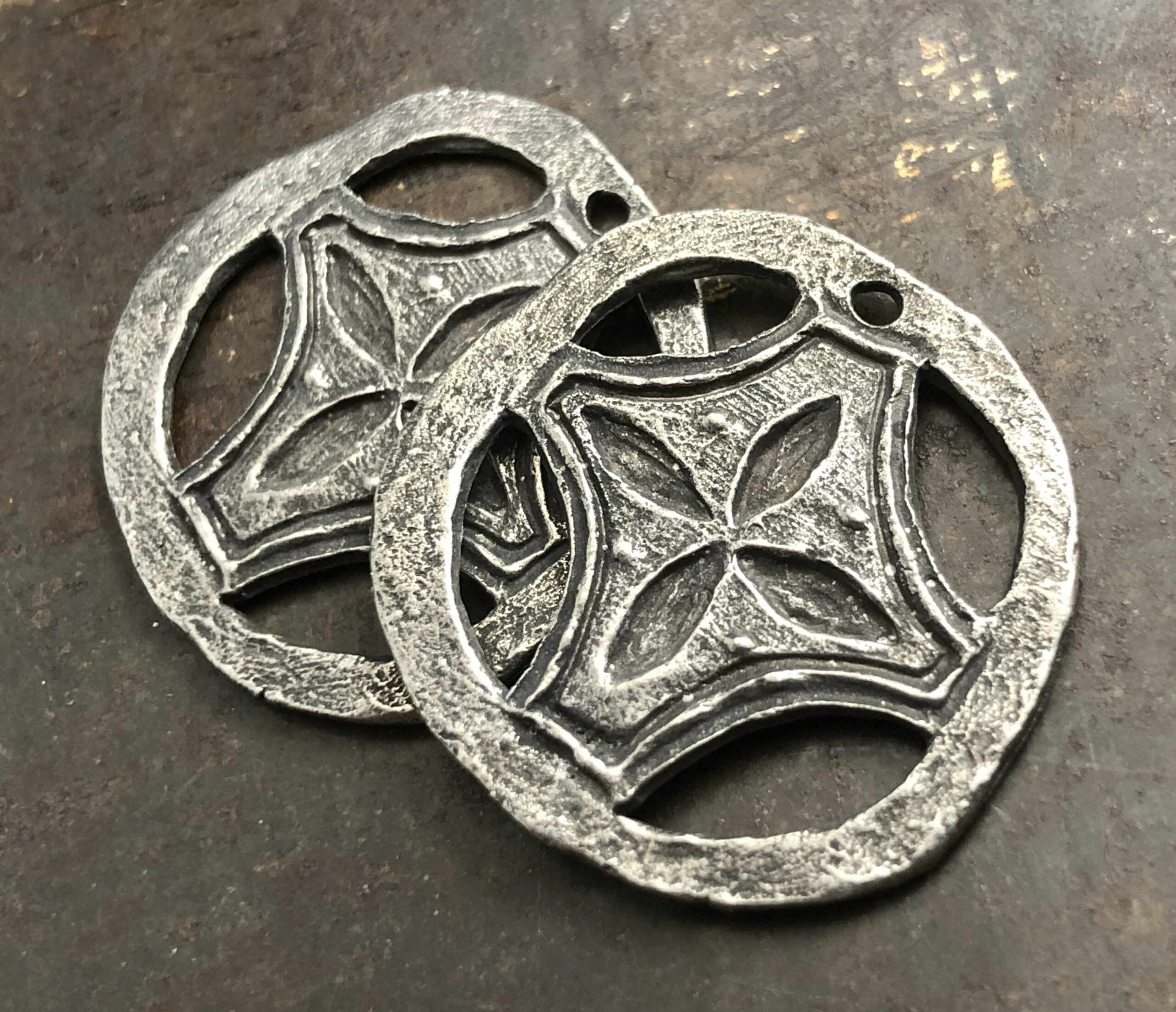 Spoked Flower Charms