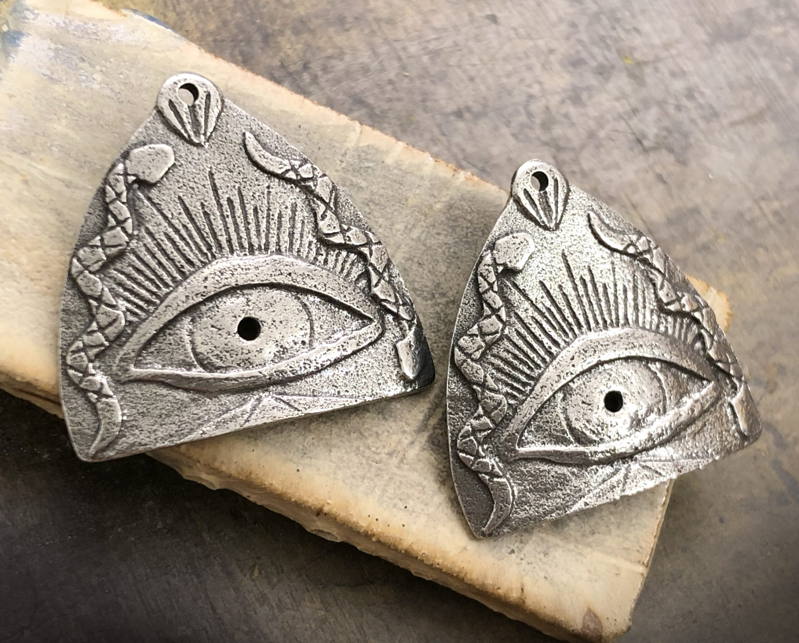 Pyramid & Eye Charms - Image 2