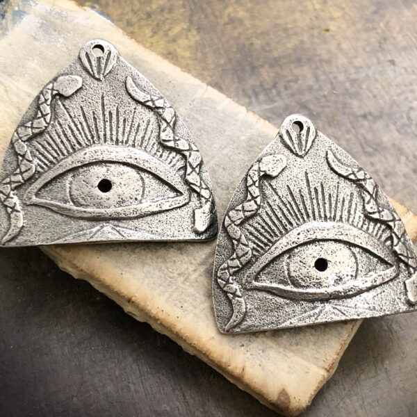 Pyramid & Eye Charms