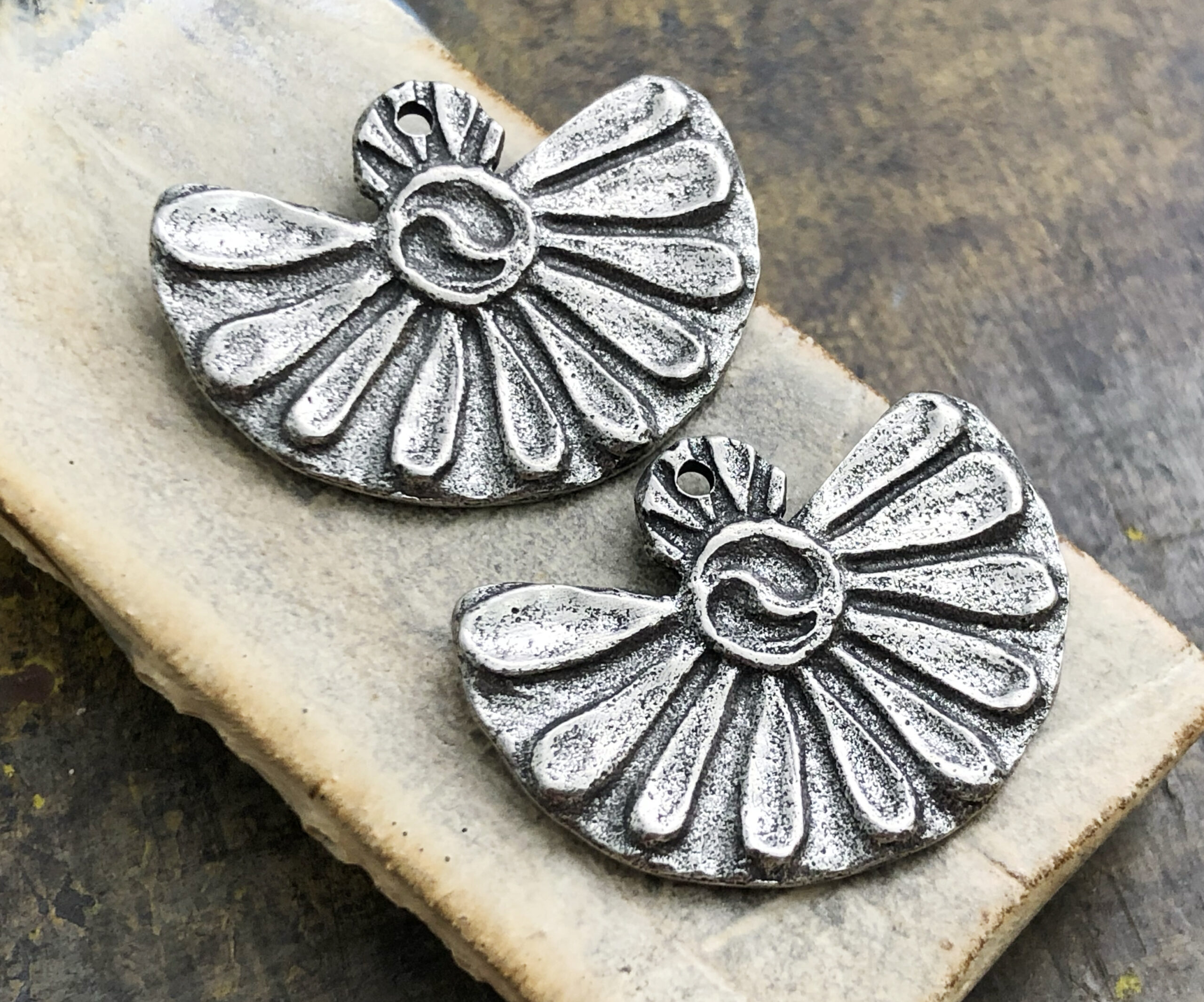 Floral Yin Yang Charms