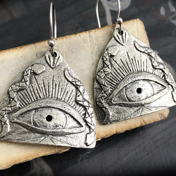 Eye & Snake Earrings