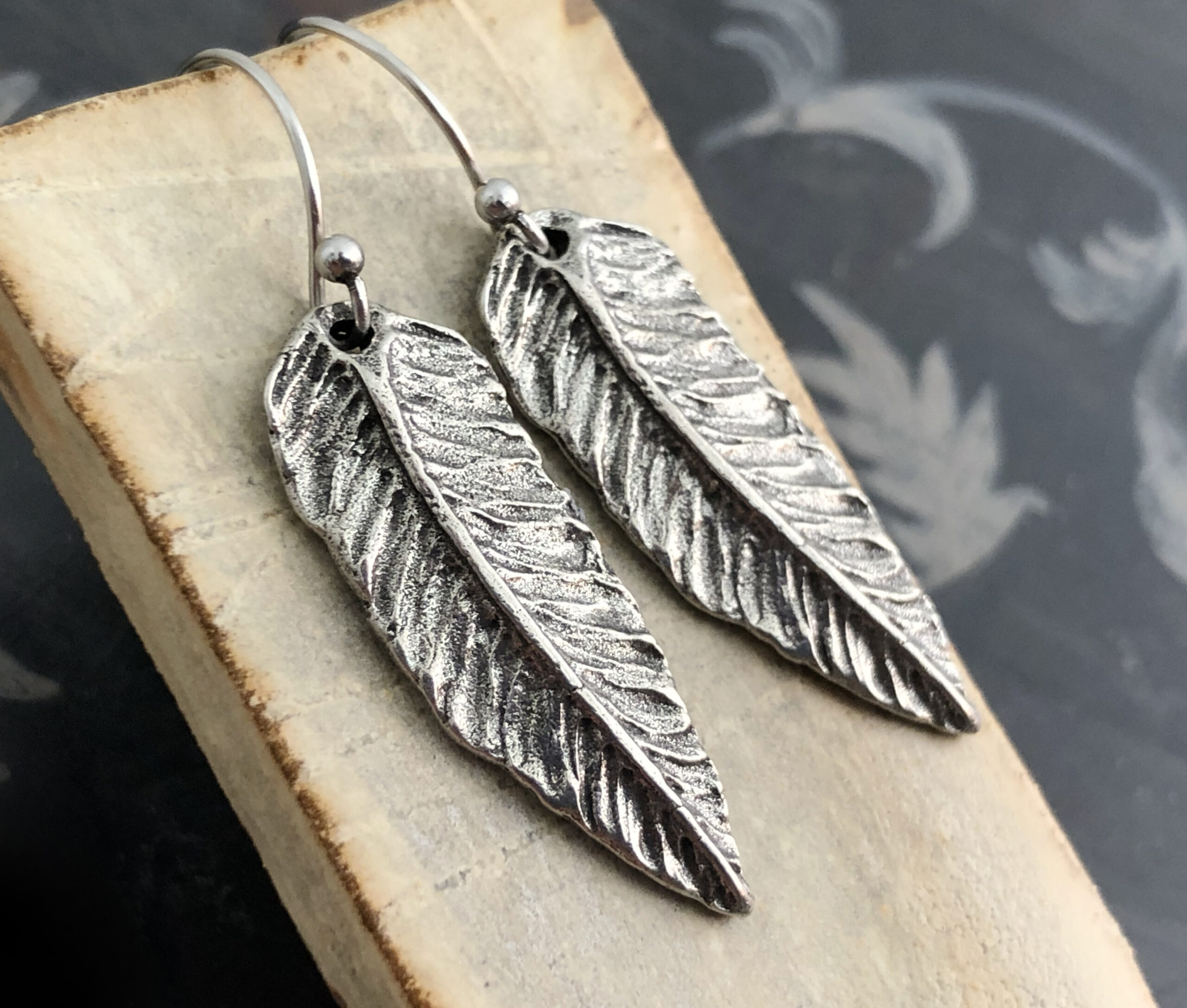 Feather Earrings - Image 3