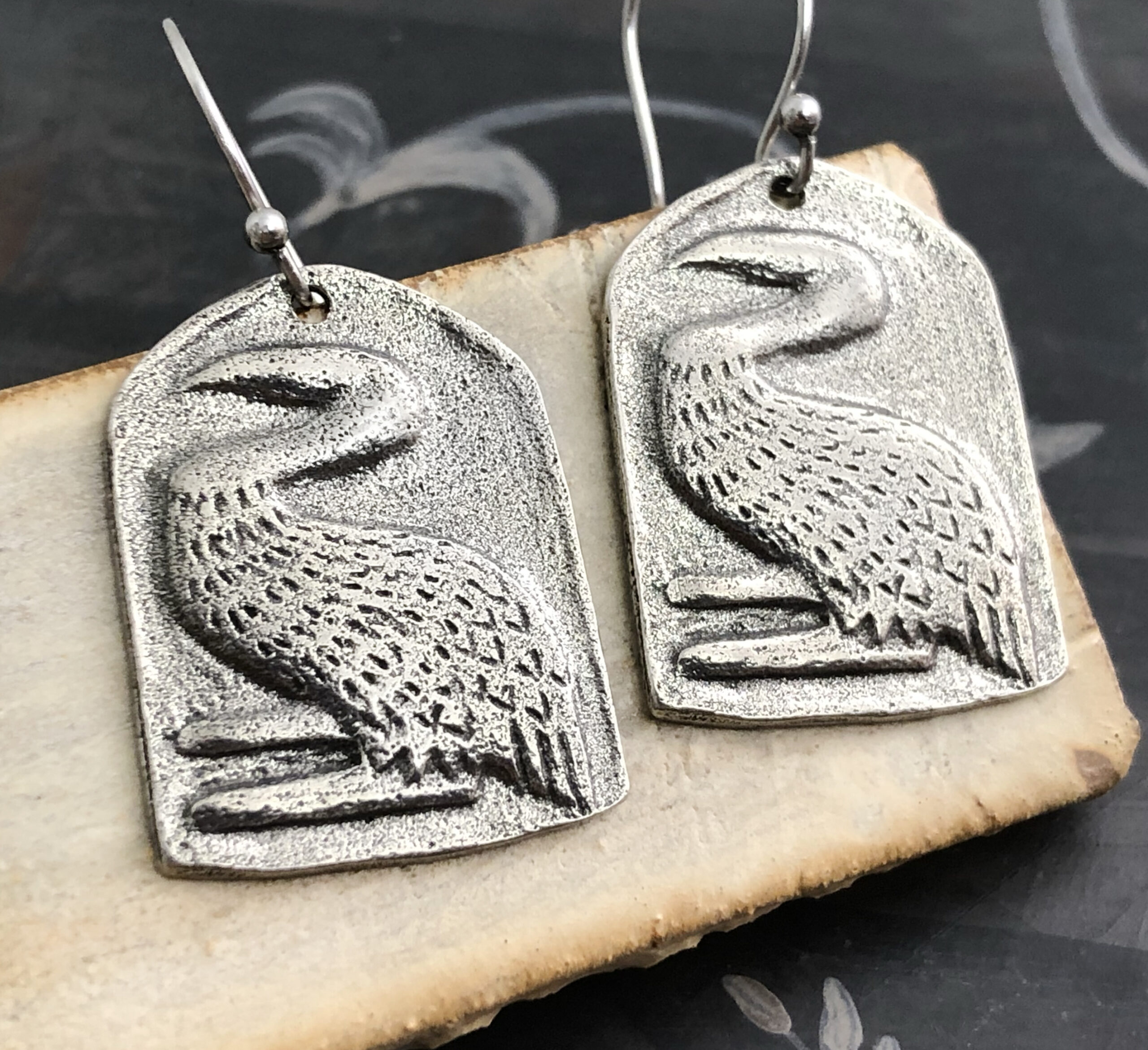 Crane Earrings